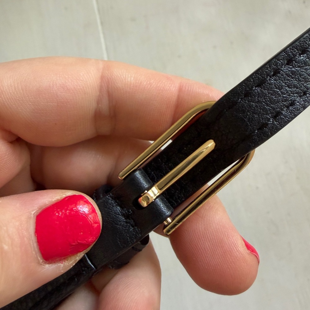 Tory Burch Black Pebbled Leather Embossed Logo Crossbody - Picture 9 of 12